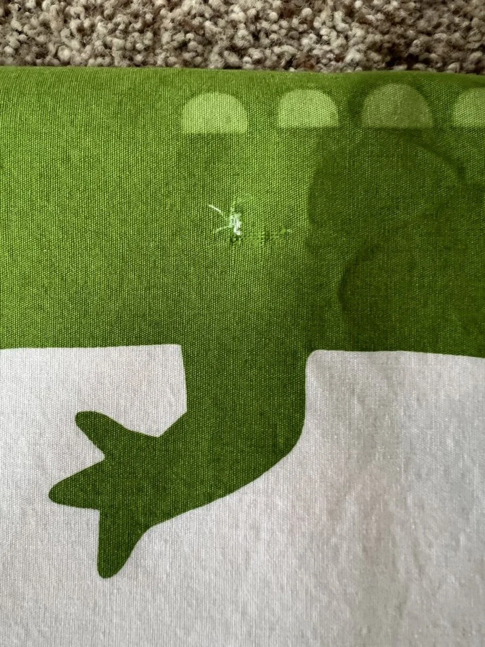 Pottery Barn Kids Alligator Shower Curtain and Bath Mat